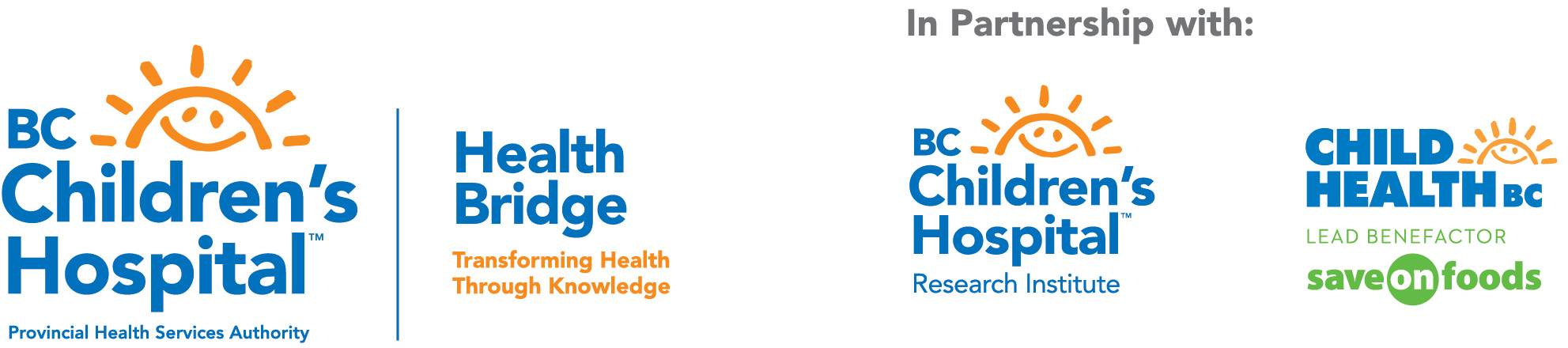 BC Children's Hospital, Health Bridge, Child Health BC, Save on Foods