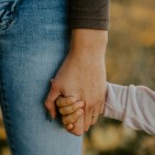 holding hands